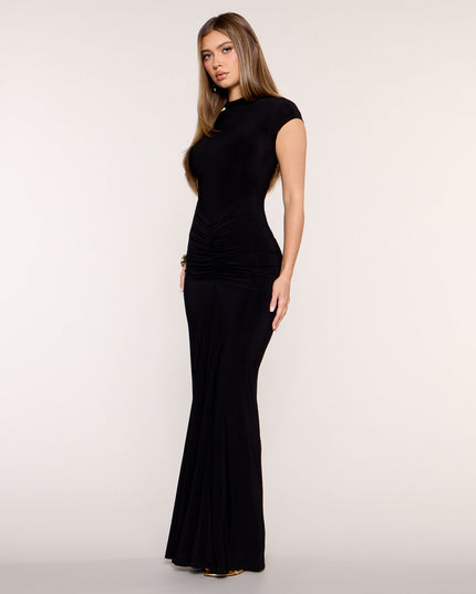 Avielle Short Sleeve Mermaid Formal Dress
