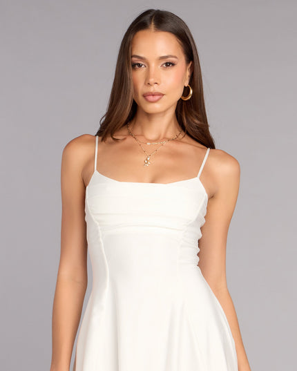 Heartbreaker Hours Cowl Neck Mini Dress