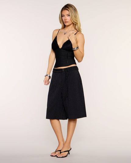 Next Move Pinstripe Trouser Jorts