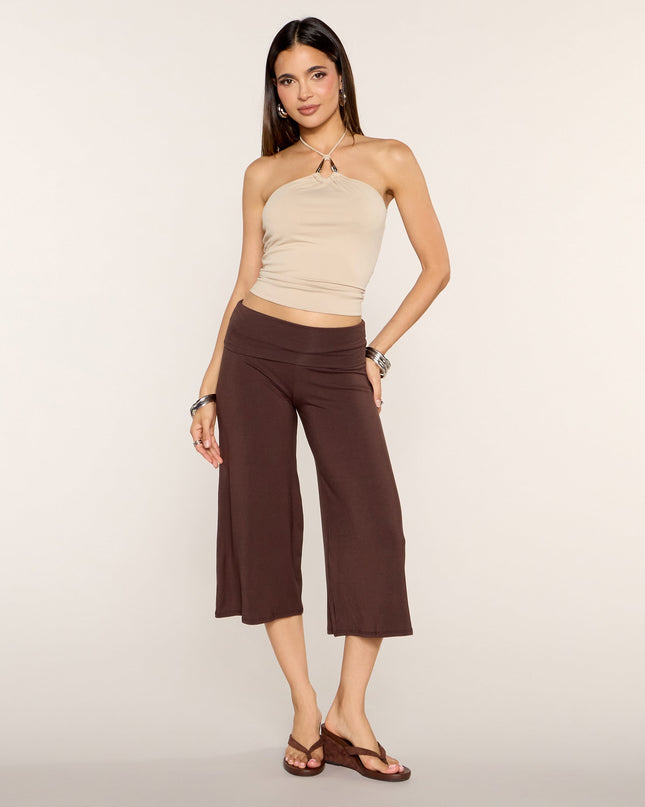 Effortlessly Cool Knit Gaucho Pants