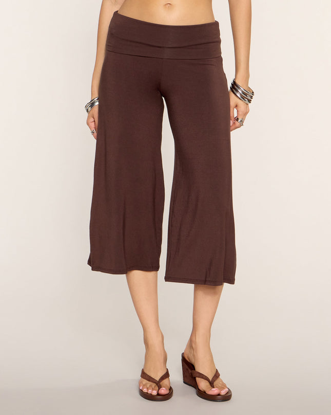 Effortlessly Cool Knit Gaucho Pants