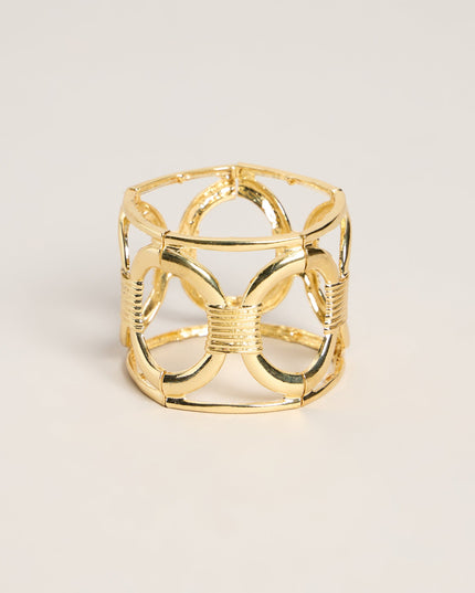 Looped In Statement Circle Link Cuff