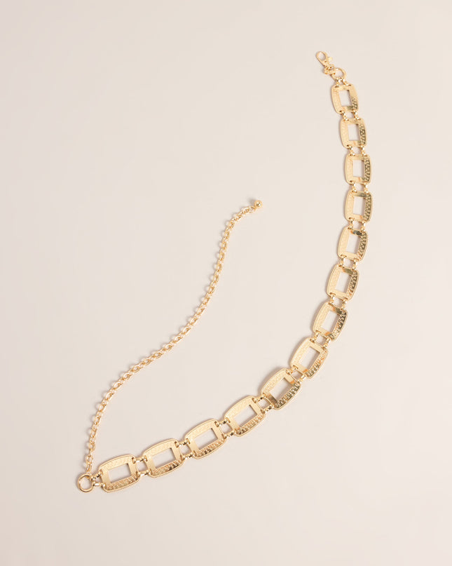 Link Up Rectangle Chain Belt