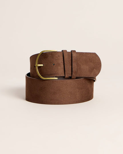 Waist Side Story Faux Suede  Belt