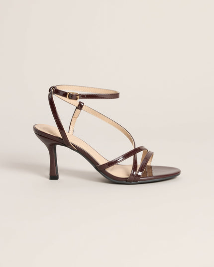 Pretty Little Plans Strappy Kitten Heels