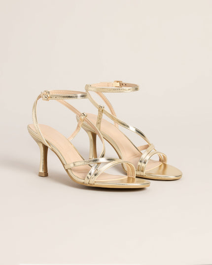 Pretty Little Plans Strappy Kitten Heels