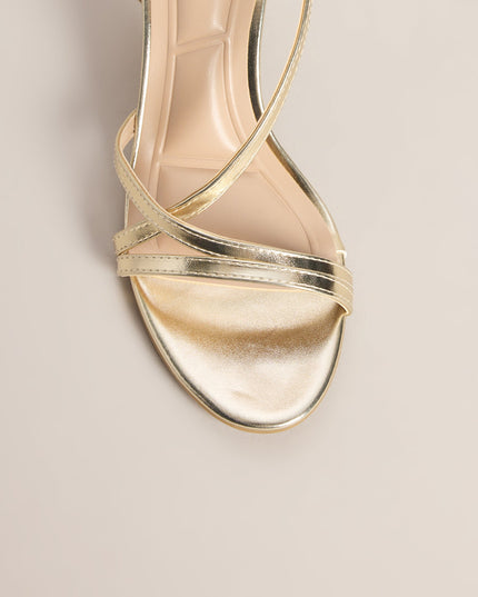 Pretty Little Plans Strappy Kitten Heels