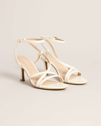 Pretty Little Plans Strappy Kitten Heels